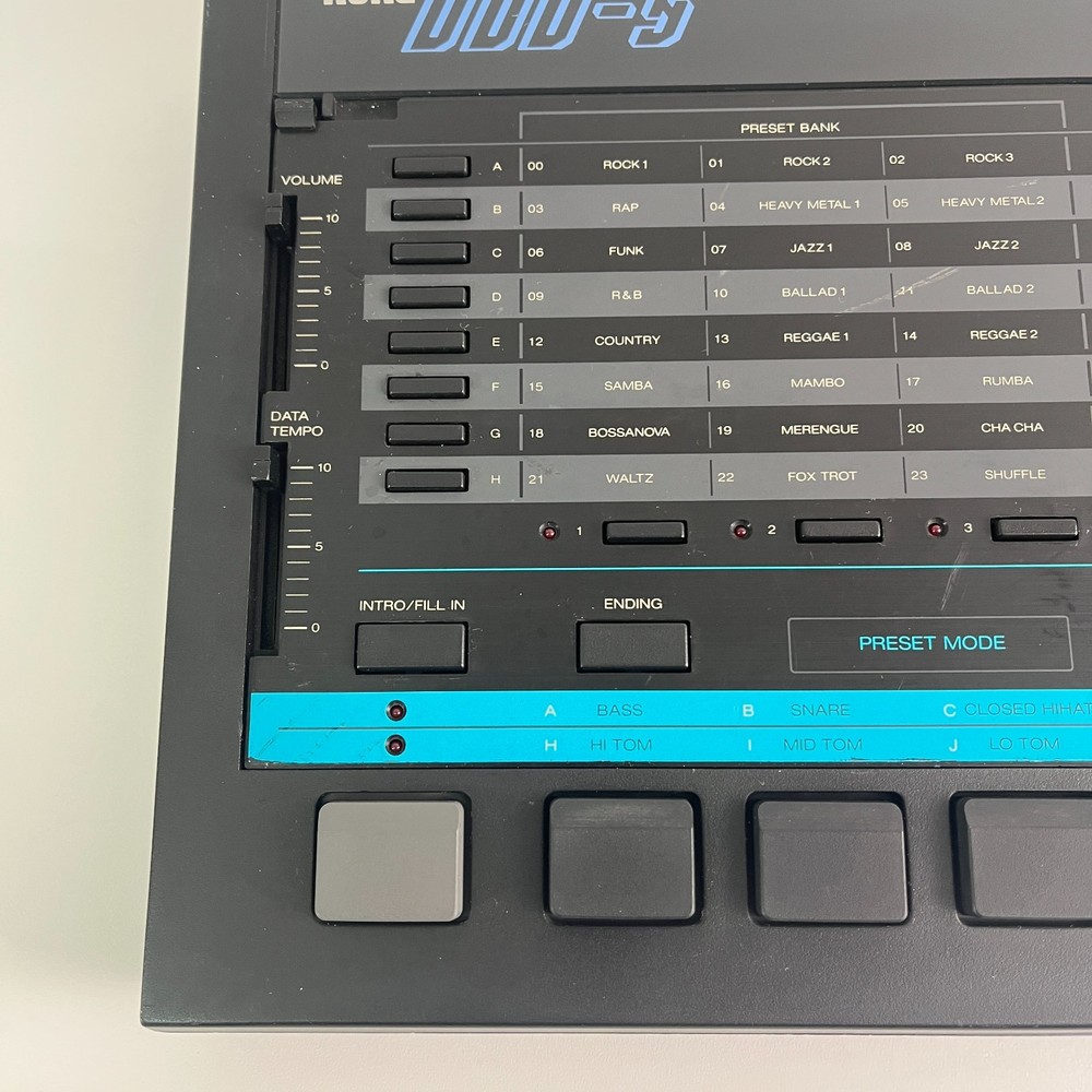 KORG DDD-5 Drum Machine Rhythm Machine Dynamic Digital Drums - Tested & Working