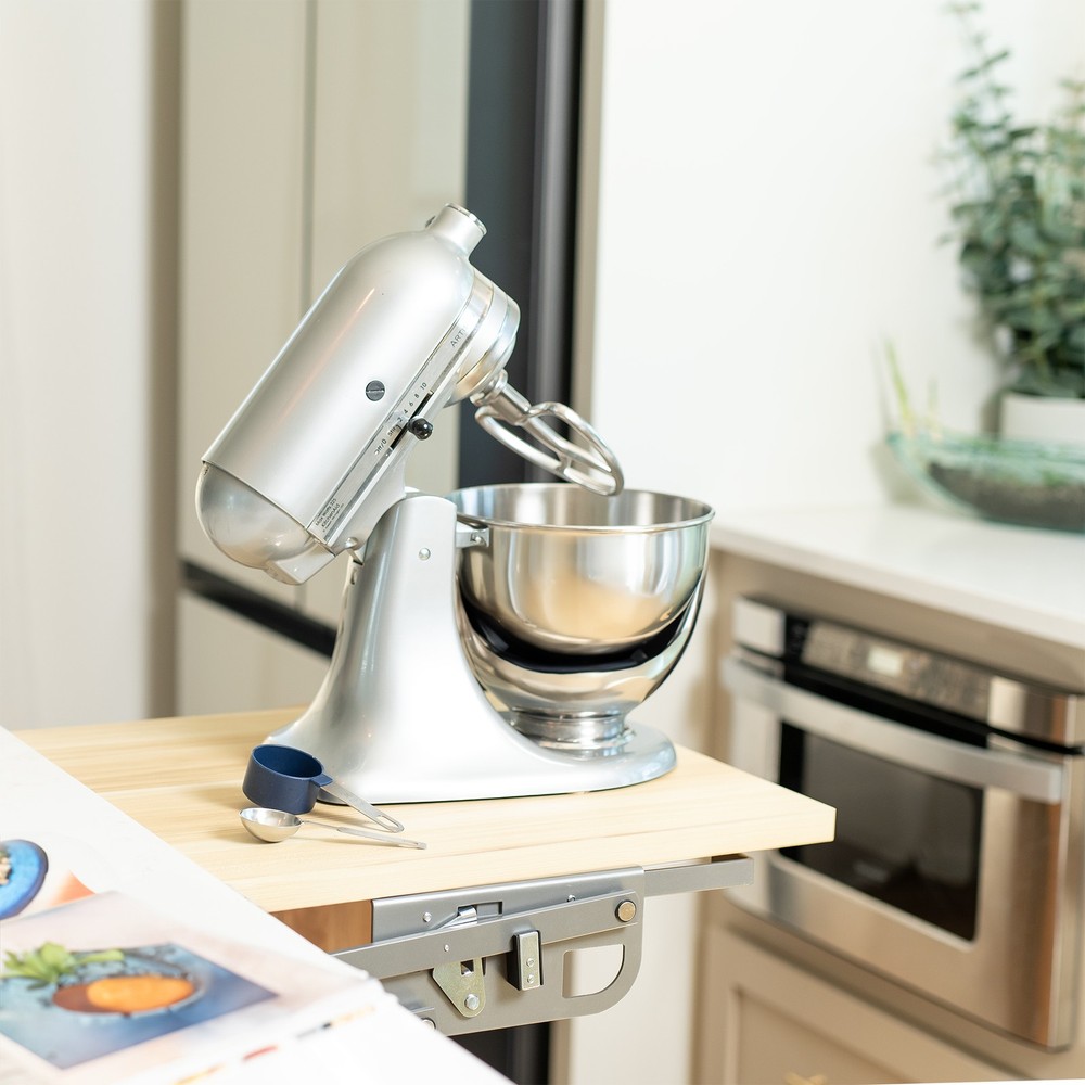 Life Finds Spring Loaded Kitchen Appliance Lifting Brackets