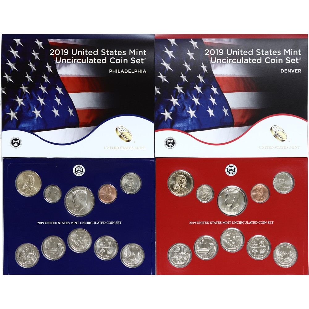 2019 Mint Set Original Sealed Box 20 BU Coins NO W CENT