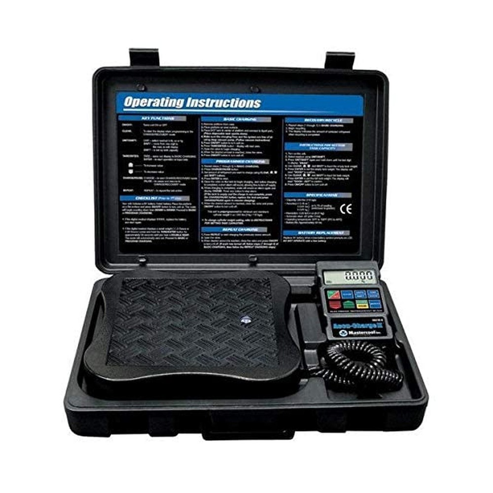 Mastercool 98210-A Electronic Refrigerant Scale, Black