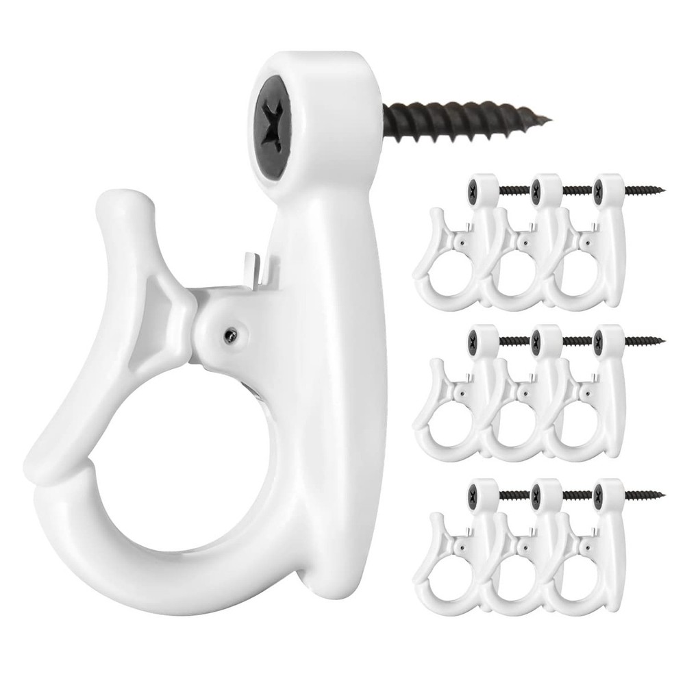 GEZIDEA Light Hanger Hooks,String Light Hooks,Screw-in Hooks for Hanging Stri...