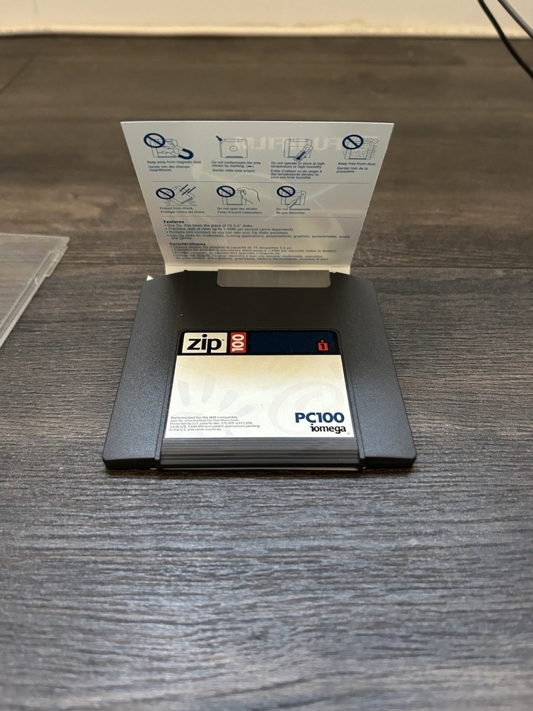 FujiFilm 100MB Zip Disk IBM Formatted Mac Compatible - OPEN BOX