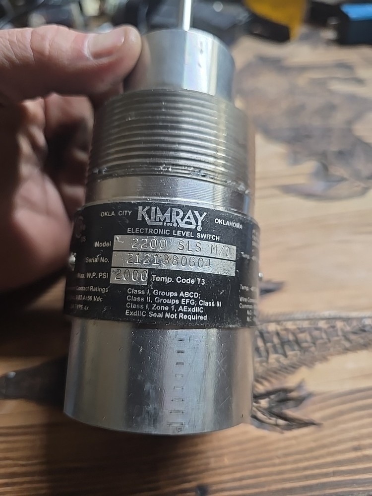 kimray electronic level control switch 2200 sls 2in