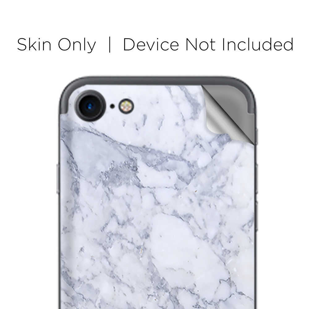 Apple iPhone 7 / 8 Skins Decal Wrap Grey White Standard Marble