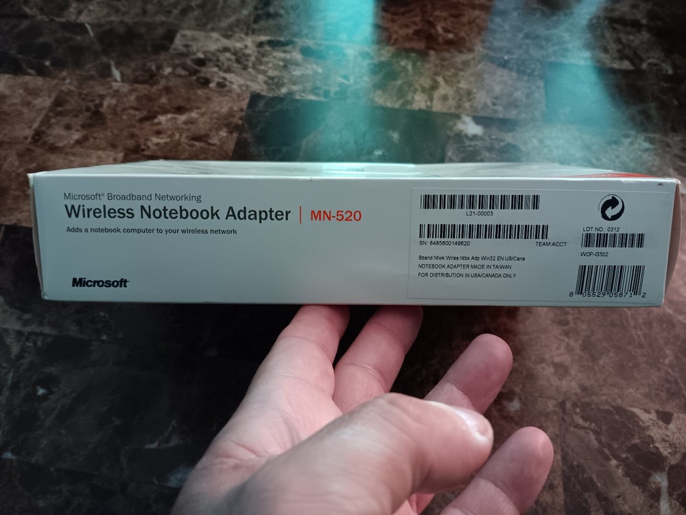 microsoft Wireless - Notebook Adapter MN-520 NEW