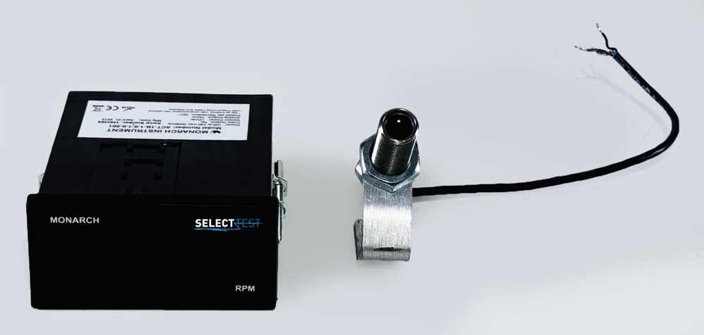 MONARCH ACT1B & ROS DIGITAL TACHOMETER PANEL & SENSOR ****LOOK**** (REF.: 305N)