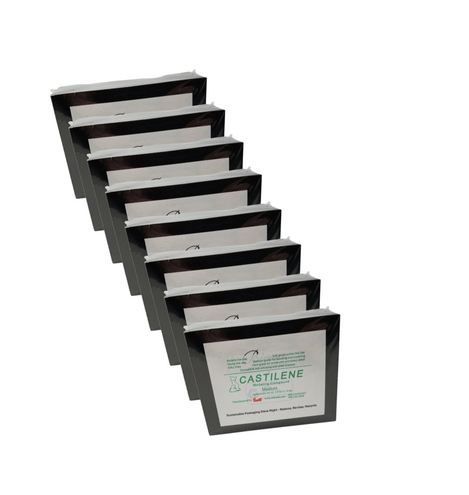 Chavant Castilene - Medium - 1/2 Case - 8 Bricks