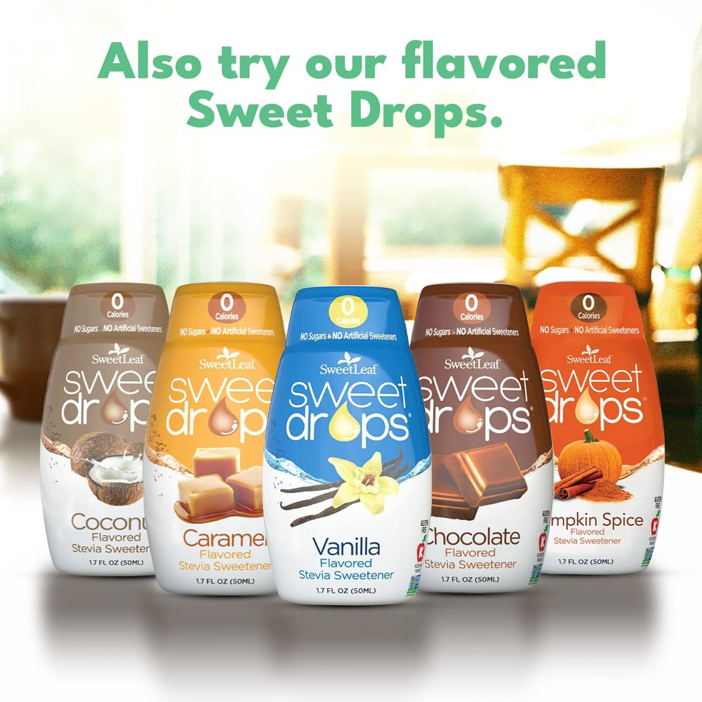 Steviaclear Sweet Drops - Stevia Natural Edulcorante Liquido, Squeezable