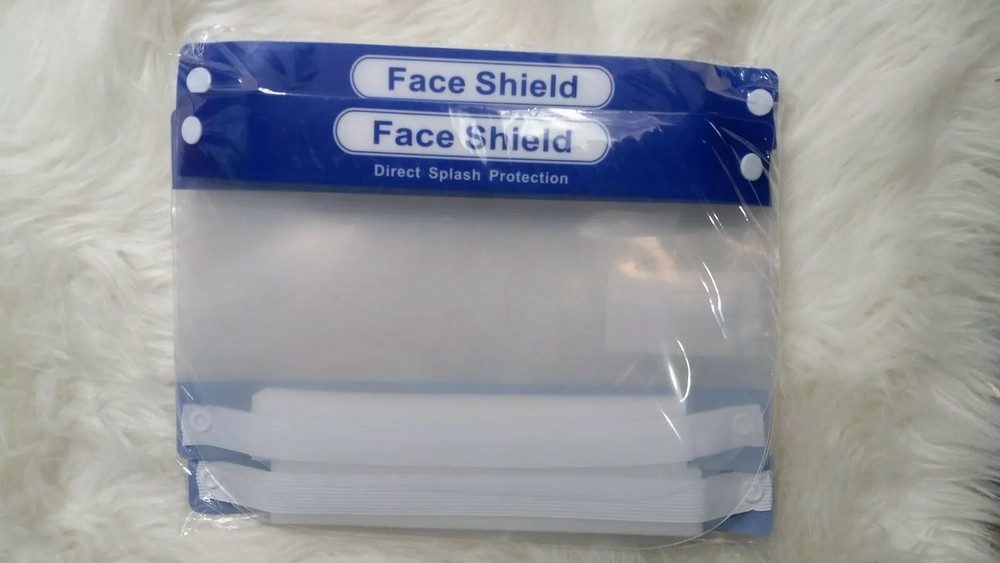 2 pack Splash face Shield Clear
