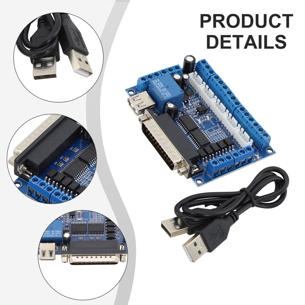 CNC USB Interface Adapter for Enhanced for Stepper Motor Control System