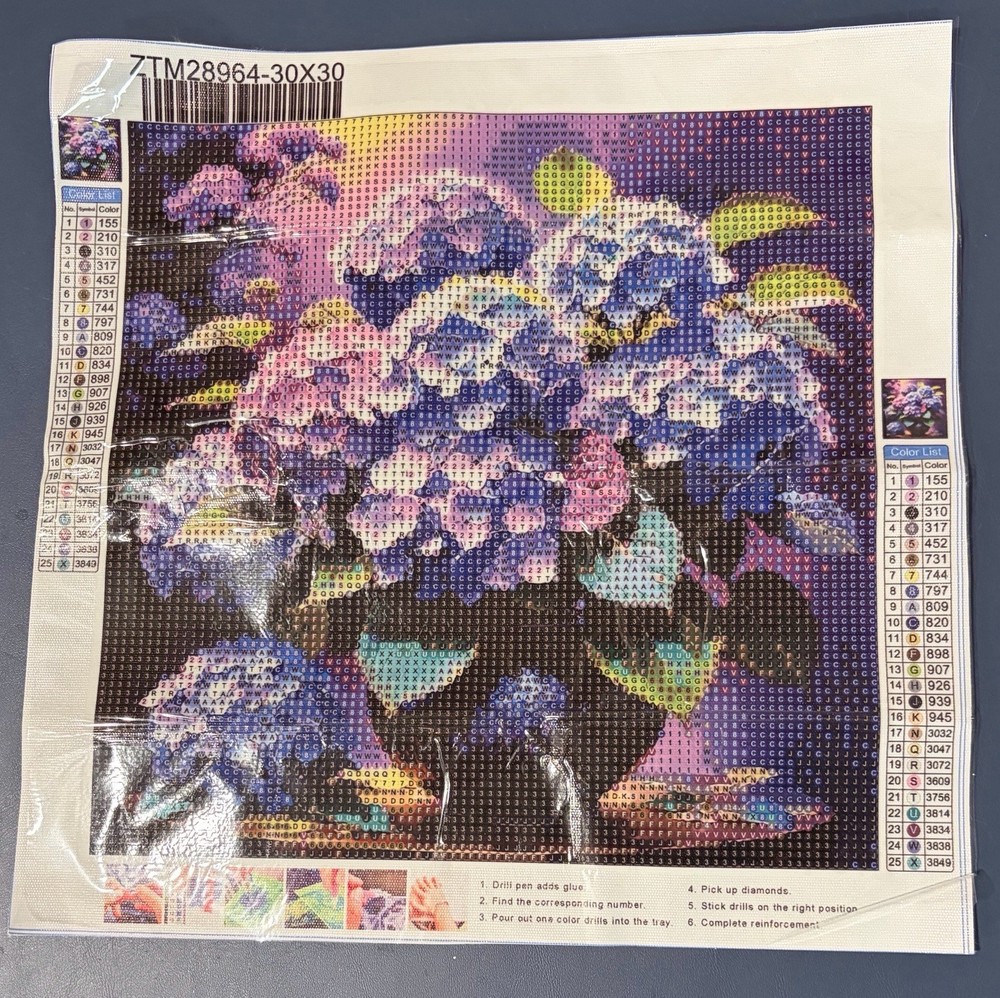 Diamond Art Hydrangeas