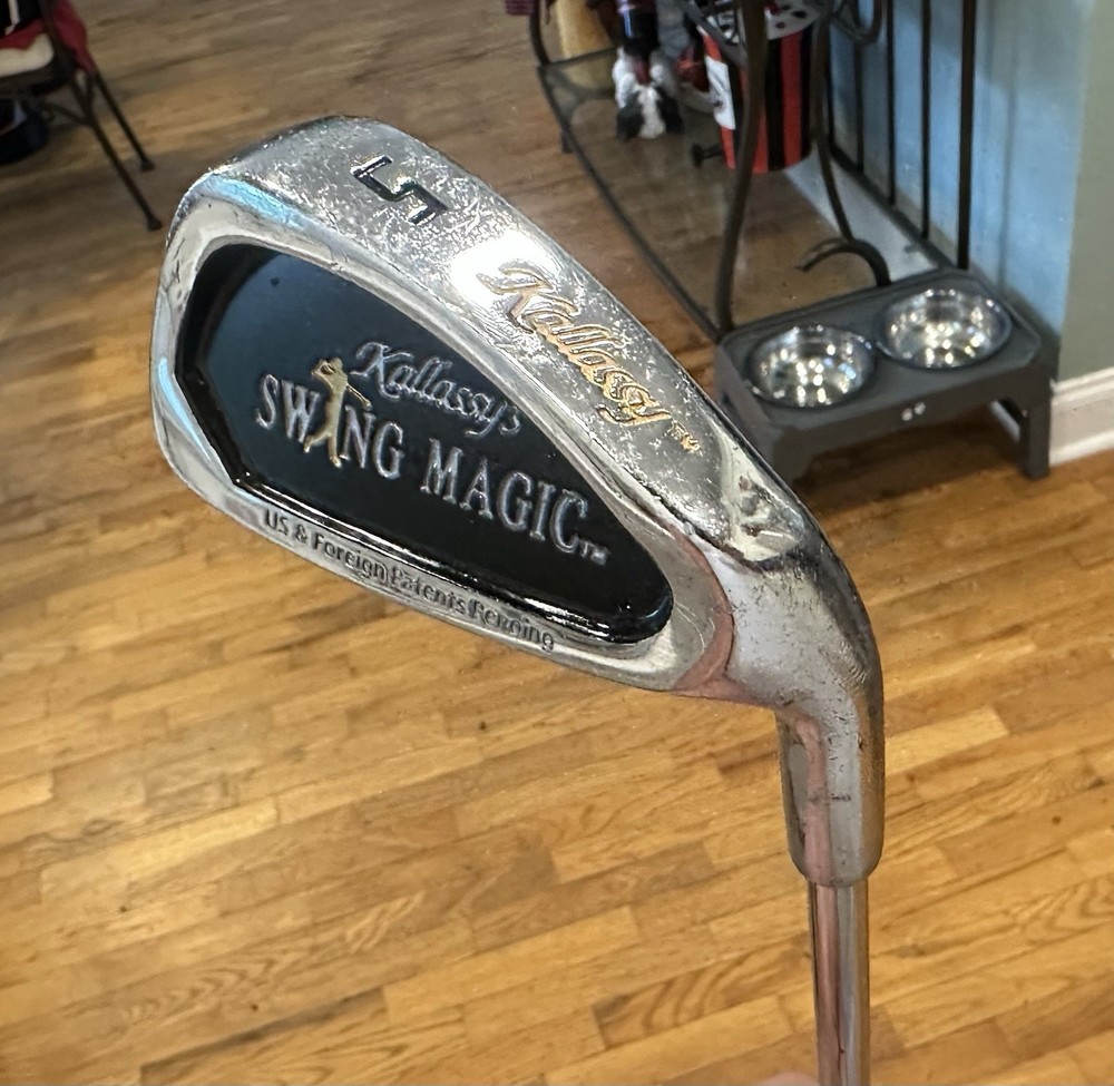 Kallassy's Swing Magic Training Aid Golf Club Single 5 Iron 2 Pc. Grip RH