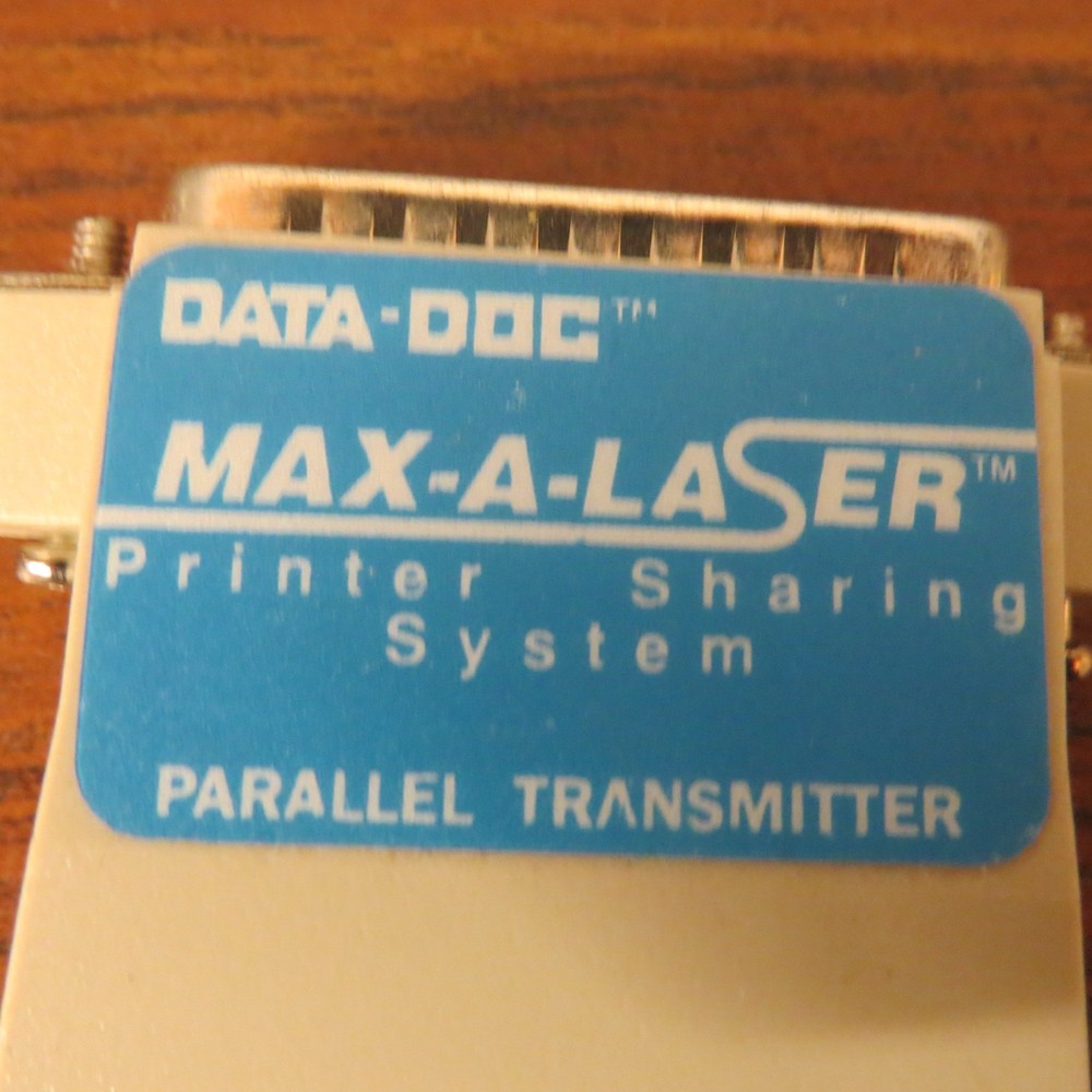 + Data Doc Max A Laser Printer Sharing System Parallel Transmitter