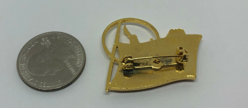 California WBA Bowling Flag Pin