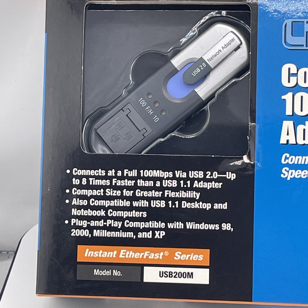 Linksys Compact USB 2.0 Network Adapter 10/100 NBA M.W