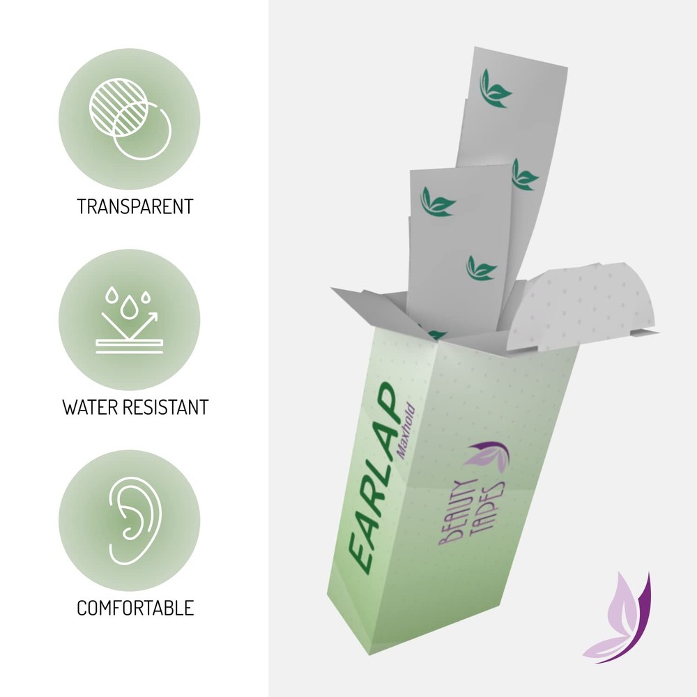 EARLAP MAXHOLD Cosmetic Ear Corrector - Solves Big Ear Problem - Aesthetic Co...