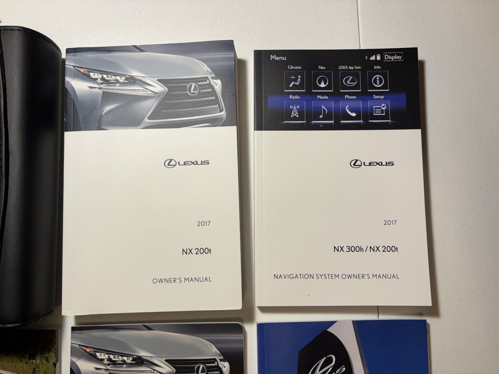 2017 Lexus NX 200t Owner's Manual OEM Set