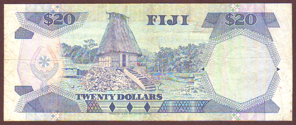 FIJI 20 Dollars ND (1992)