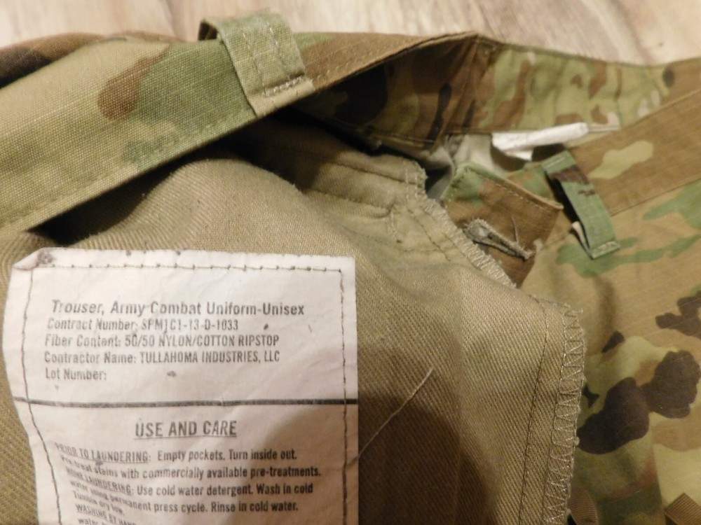 US ARMY OCP PANTS SIZE 38 x 30"