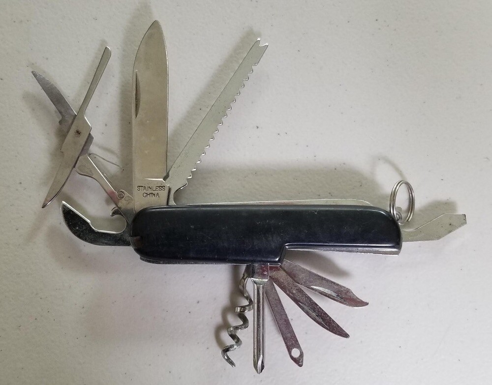 MULTI-PURPOSE FOLDING STAINLESS STEEL KNIFE