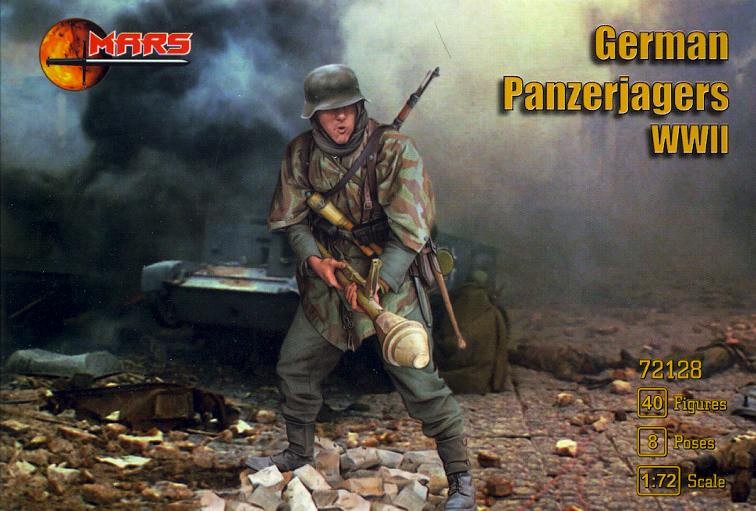 Mars Figures 1/72 GERMAN WWII PANZERJAGERS Figure Set