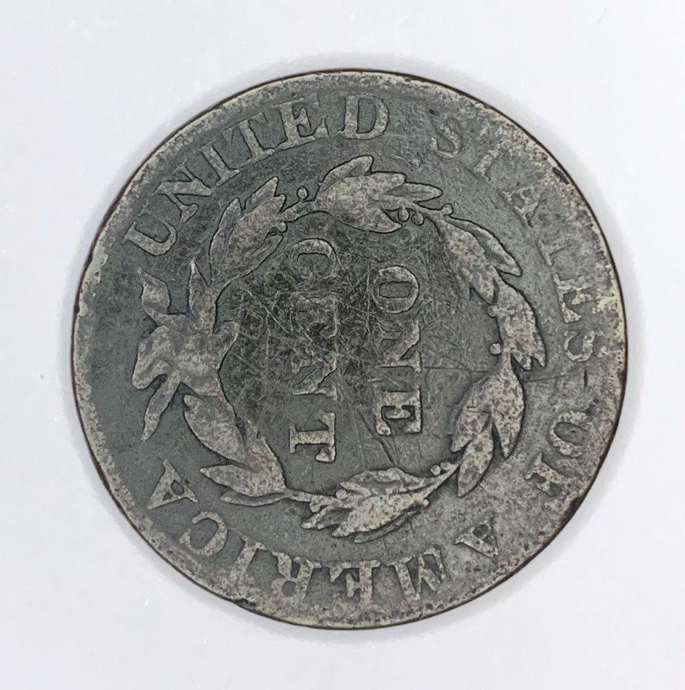 1824 4/2 Coronet Liberty Head Large Cent 4 Over 2