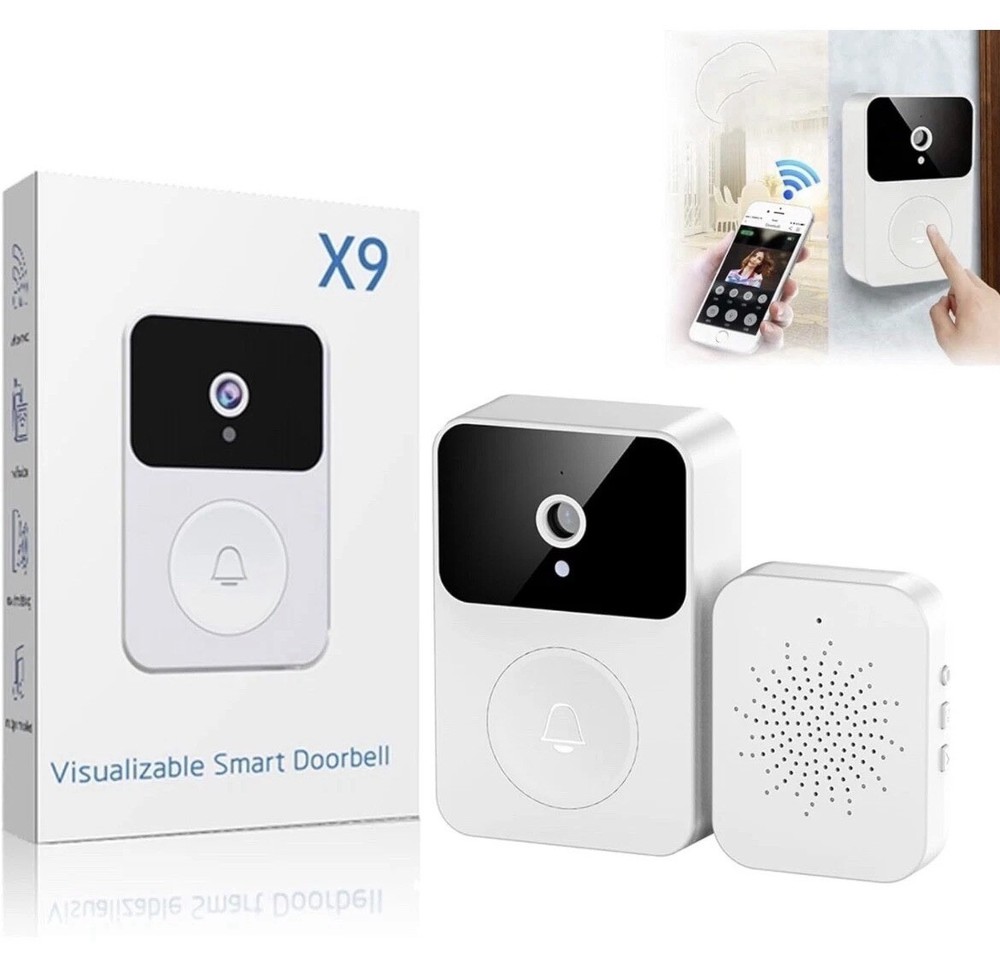 X9 - Visualizable Smart Doorbell - White Camera NIB - Never Installed.