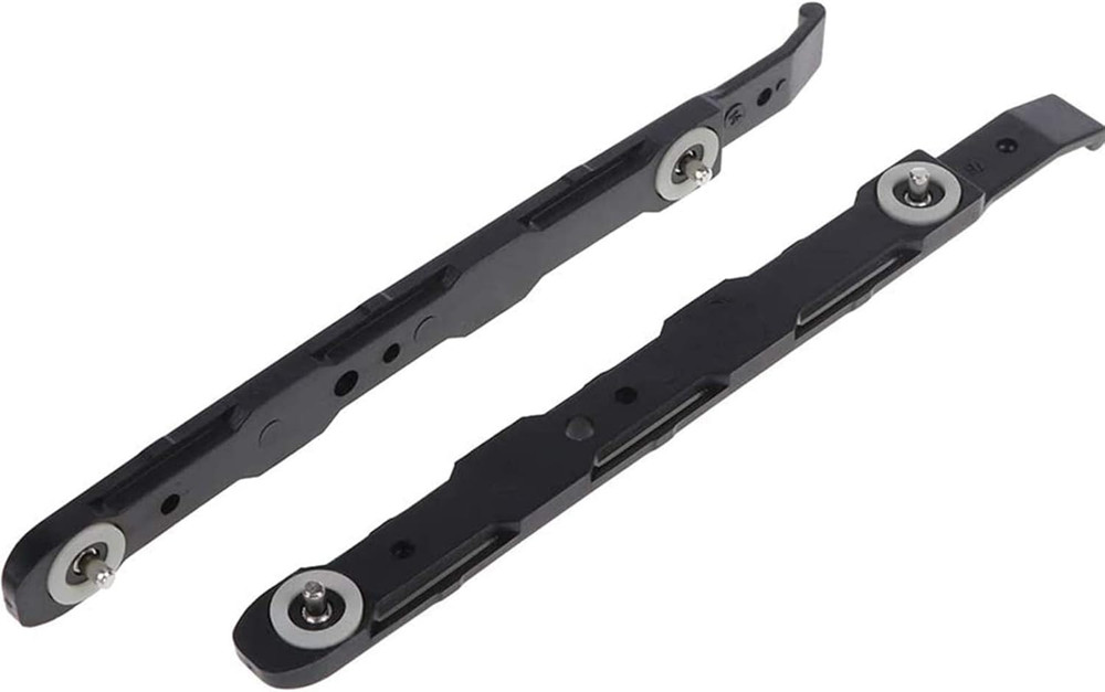 8 Pack Chassis Hard Drive Mounting Plastic Rails,Black