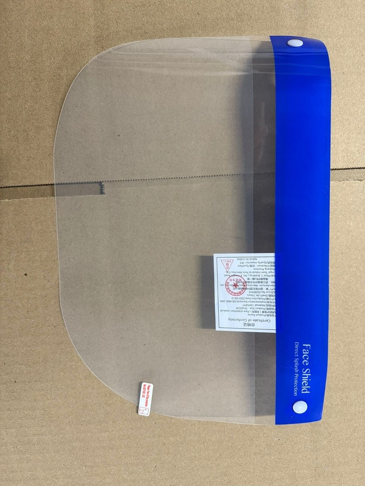 Safety Full Face Shield Reusable Shield Clear Washable 200 PACK ! !!!!