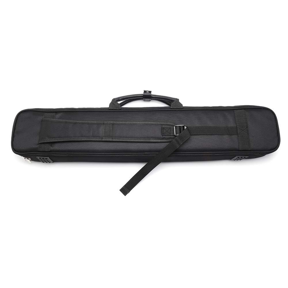 Pool Cue Stick Carrying Case Grid Design Black