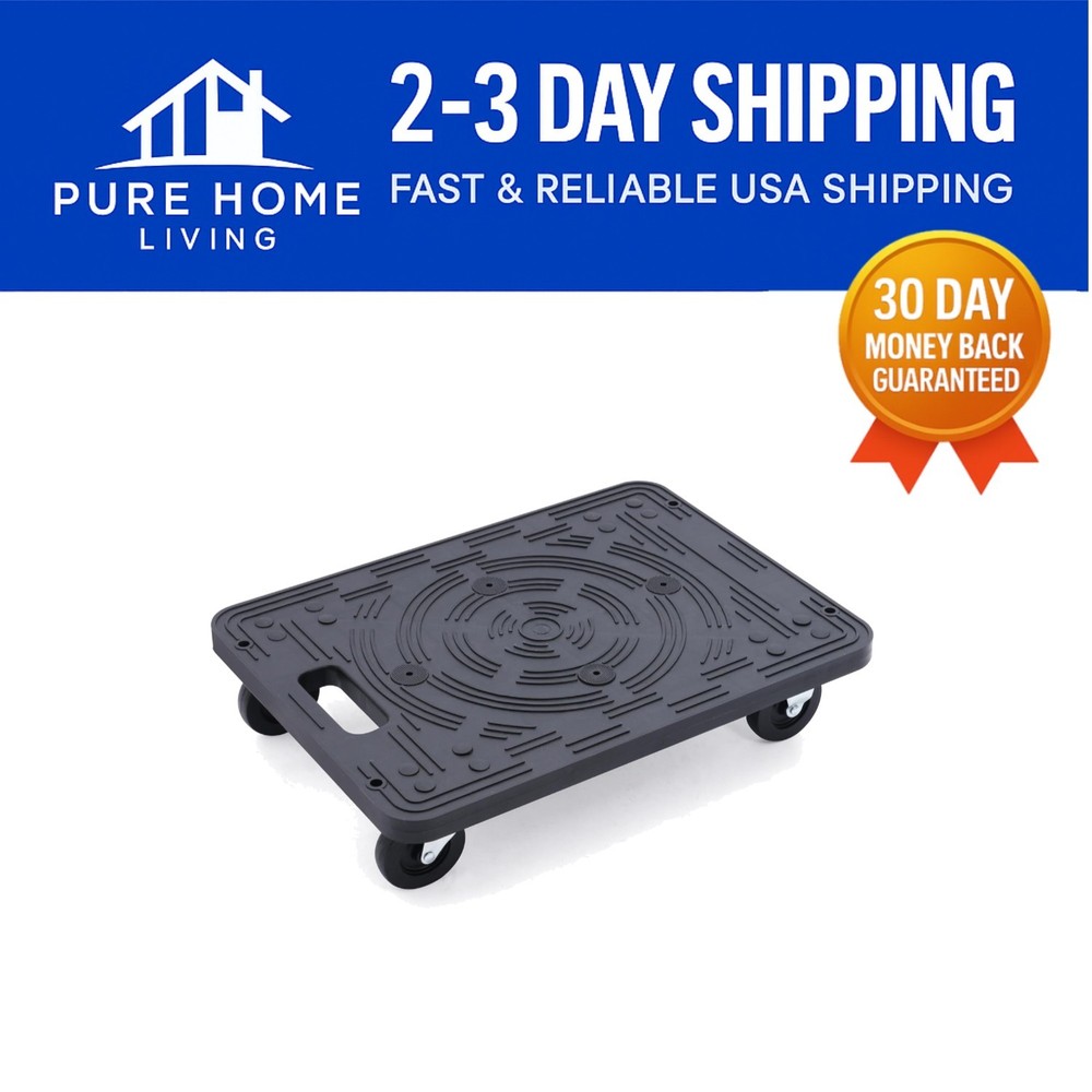 Lightweight Polypropylene Dolly - 200 lb Capacity for Effortless Moving