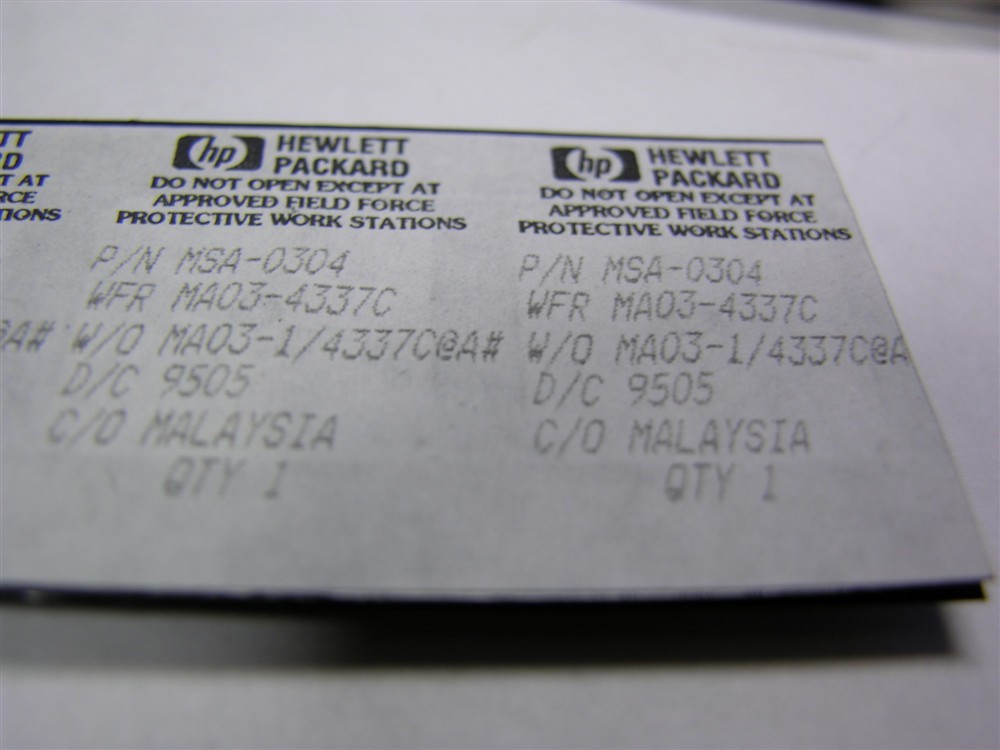 2 Hewlett Packard MSA-0304 Cascadable Silicon Bipolar MMIC Amplifier ICs