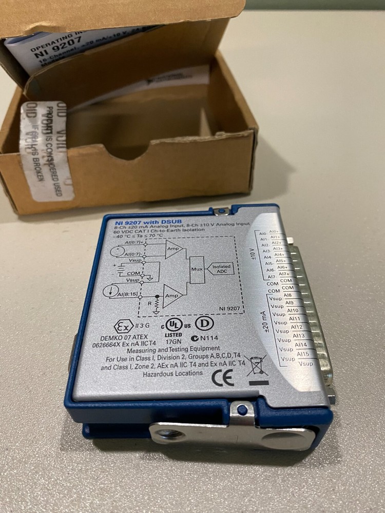 National Instruments NI 9207 With DSUB