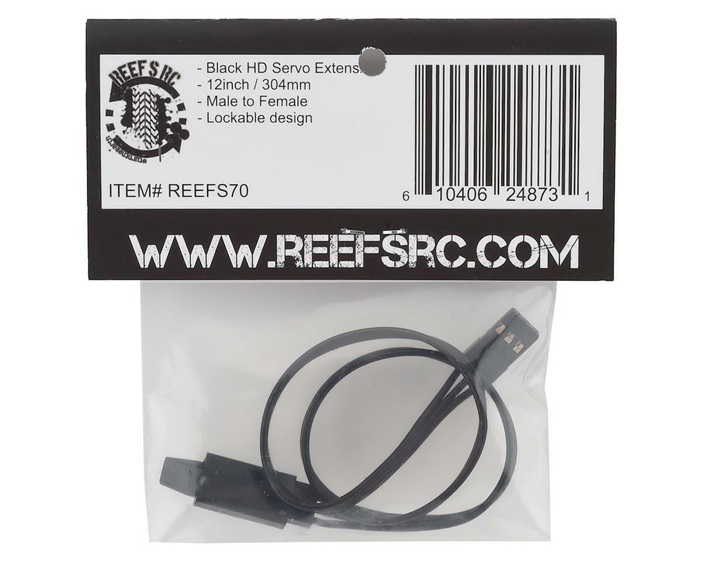Reefs RC 12" Lockable Servo Extension [SEHREEFS70]