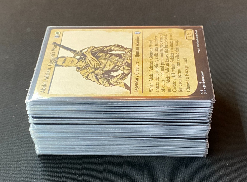 MTG Commander Legends Battle for Baldur's Gate – Showcase Complete Set – Regular