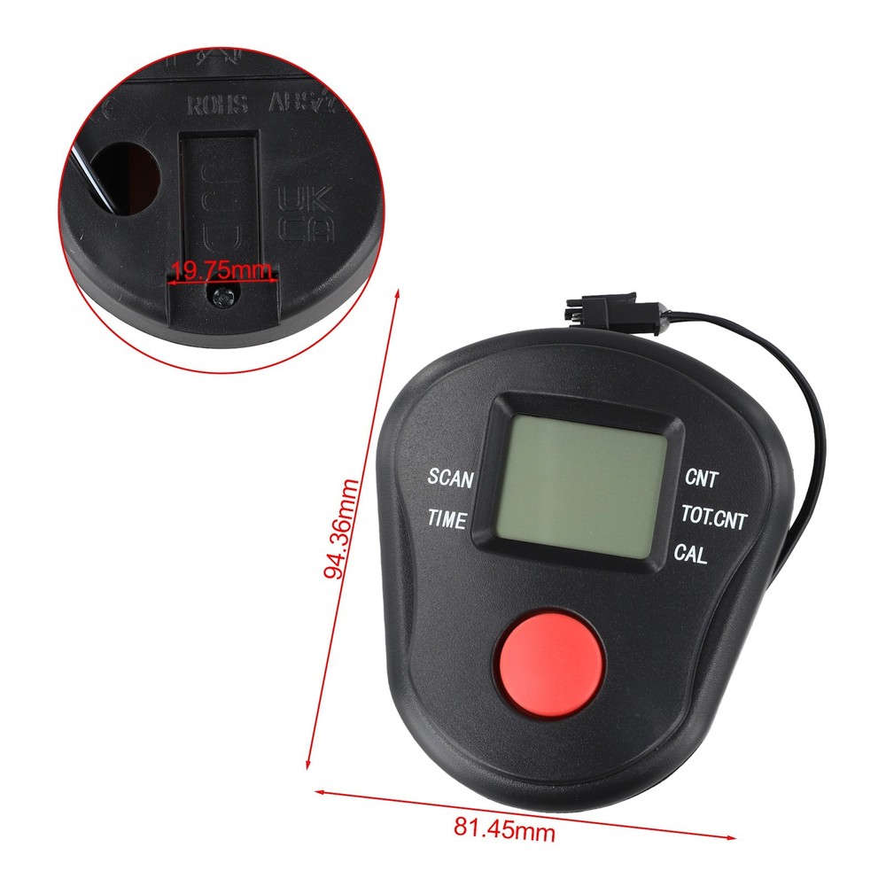 Counter Meter ABS Plastic Calories Burned Tracking Distance Calculation