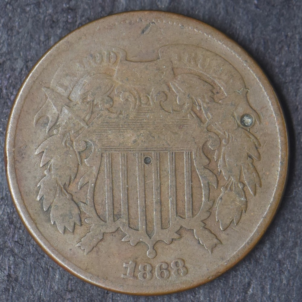 1868 2C Two Cent Piece - COINGIANTS -