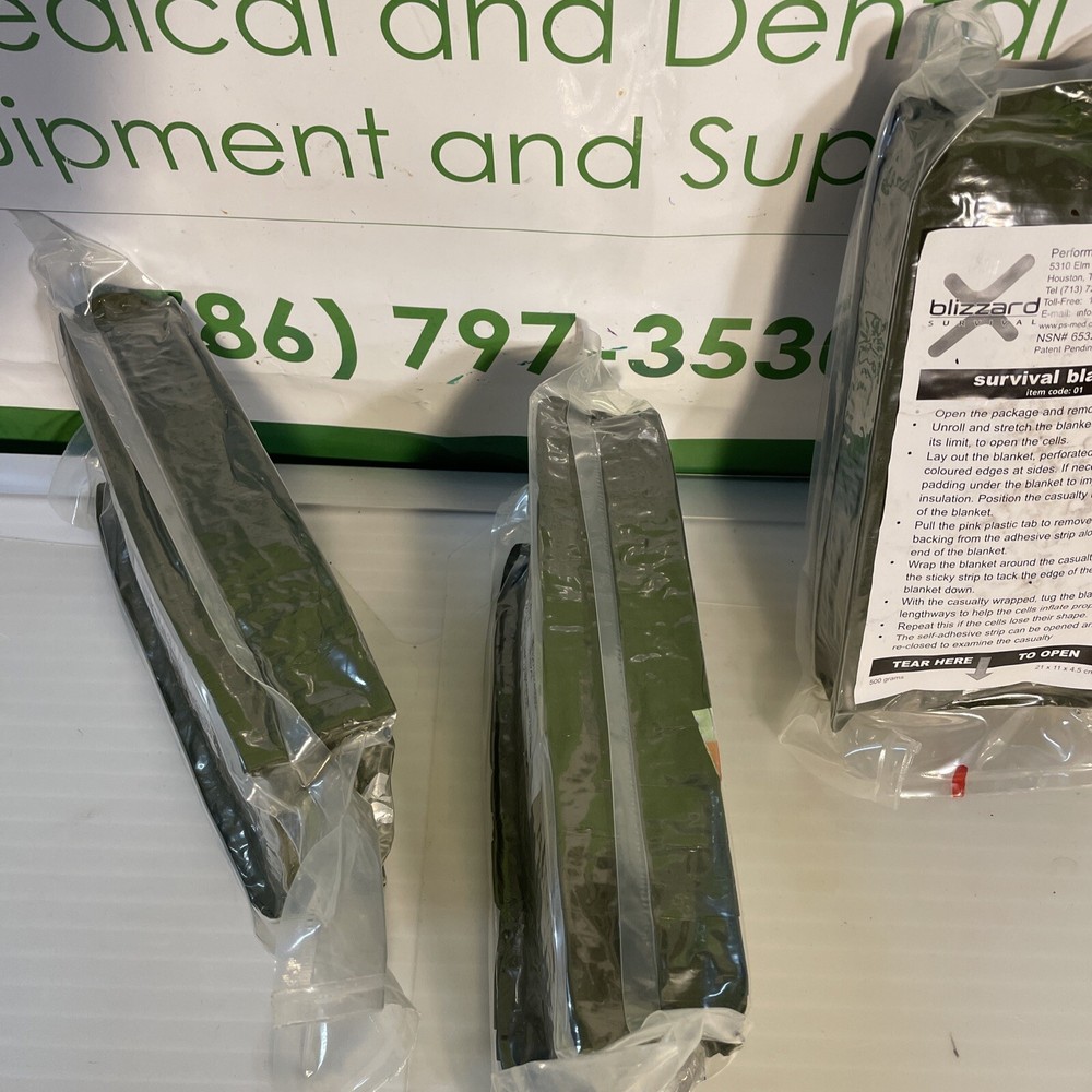Survival Blanket and Tactical Suction Easy