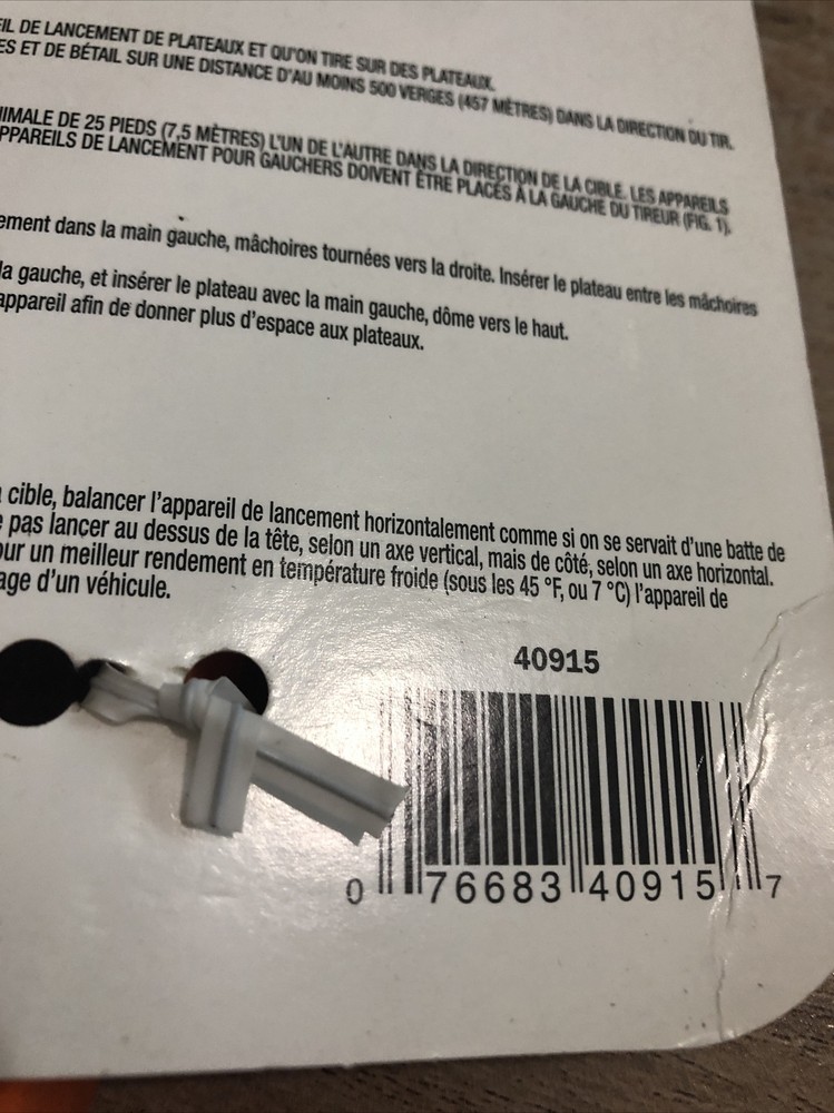 Clay Thrower Plastic Hand Held