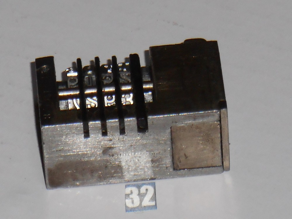 WMA | REVERSE letterpress numbering machine | 32