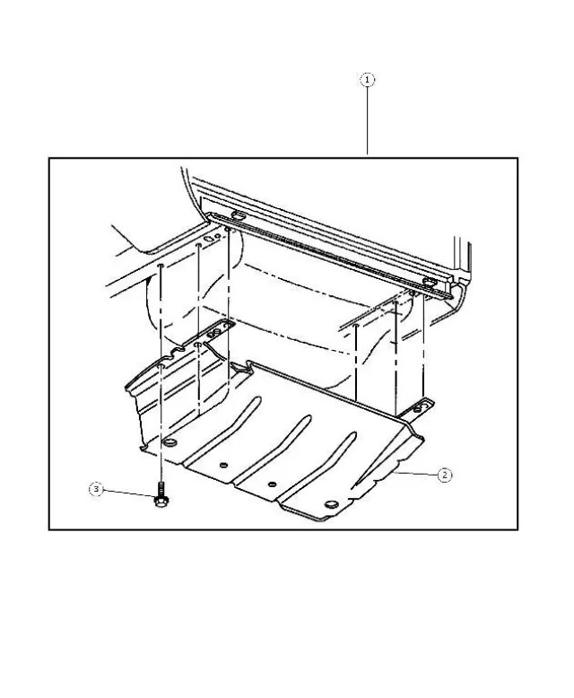 Genuine Mopar Sill Reinforcement Left 52001175