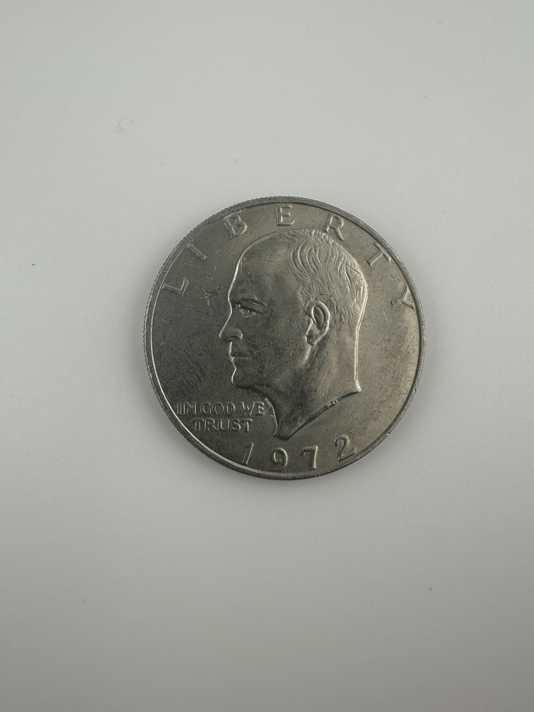 1972 P Eisenhower Dollar Coin With COA