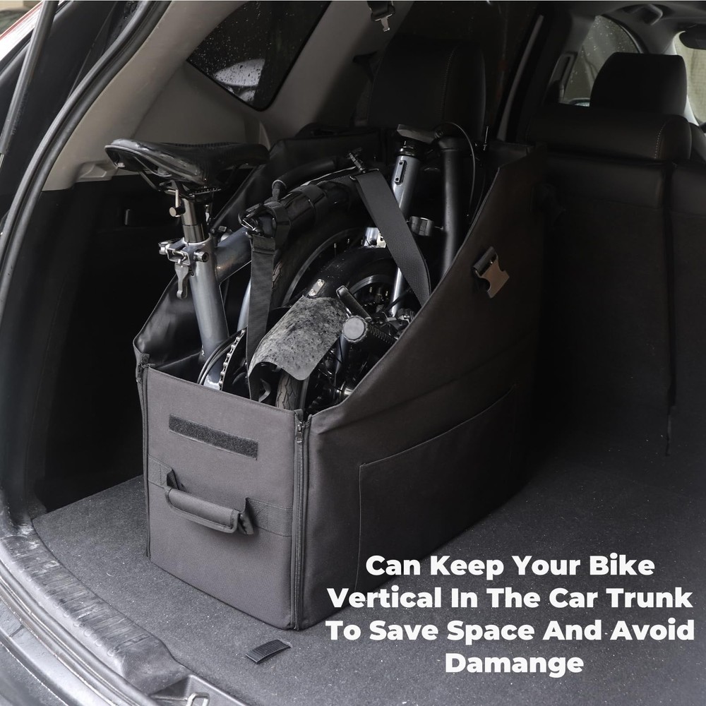Folding Bicycle Storage Box Suitable For Bromp ton Folding Bikes Foldable Car...
