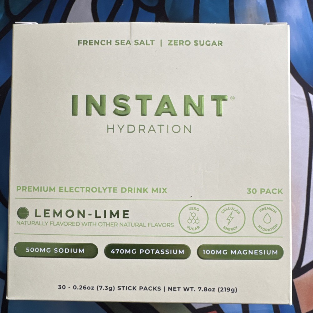Instant Hydration Premium Electrolyte Drink Mix - Lemon Lime - 30 Packets