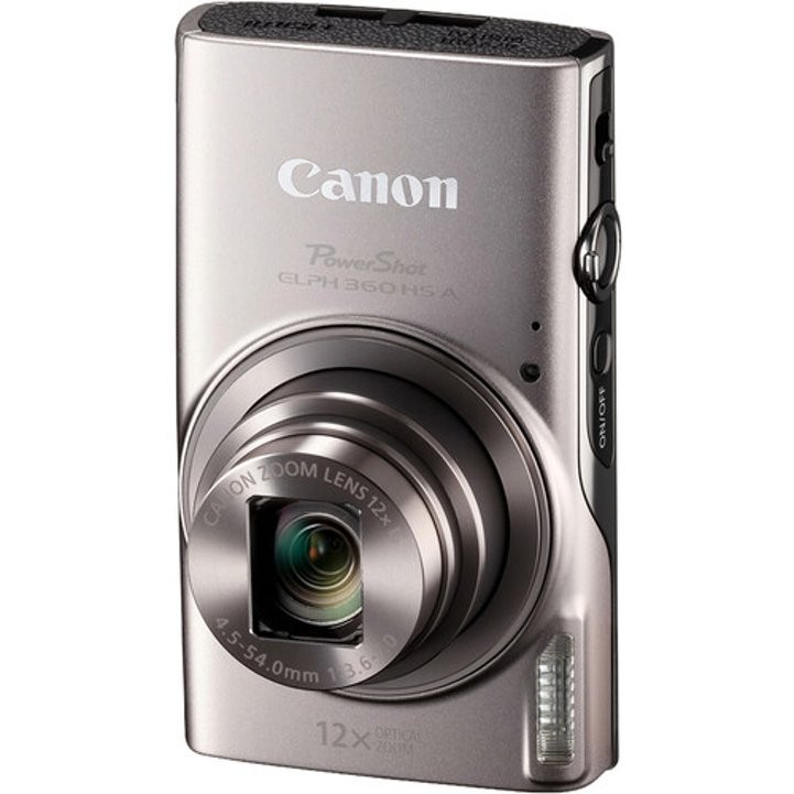 Canon PowerShot ELPH 360 HS A 20.2MP Digital Point & Shoot Camera (Silver)