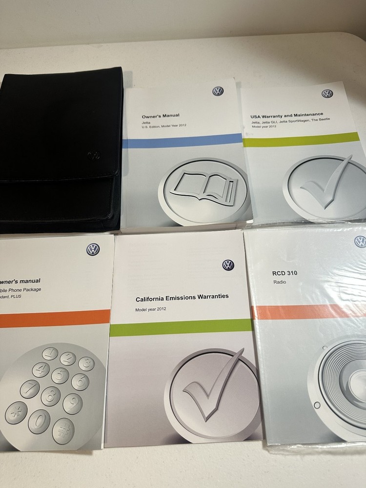 2012 Volkswagen Jetta Owner's Manual Set