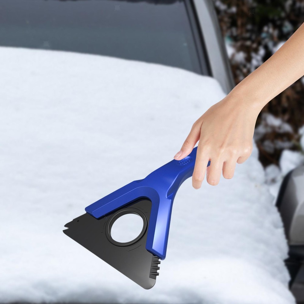 Car Windshield Ice Cleaner Snow Cleaner Effective with Handle Car Accessories
