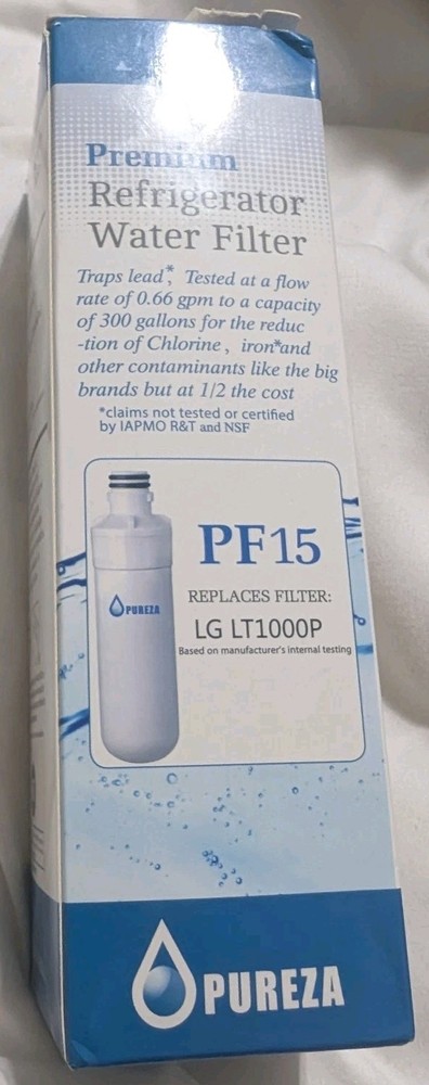 PREMIUM REFRIGERATOR WATER FILTER PF15 Replaces Filter LT1000P Brand New
