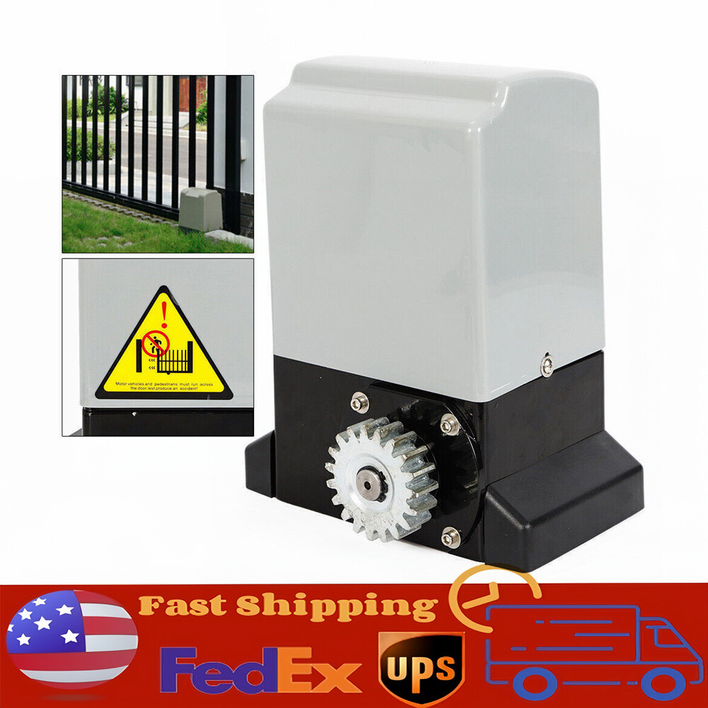370W Automatic Sliding Gate Opener for 600kg Gates with Remote Control