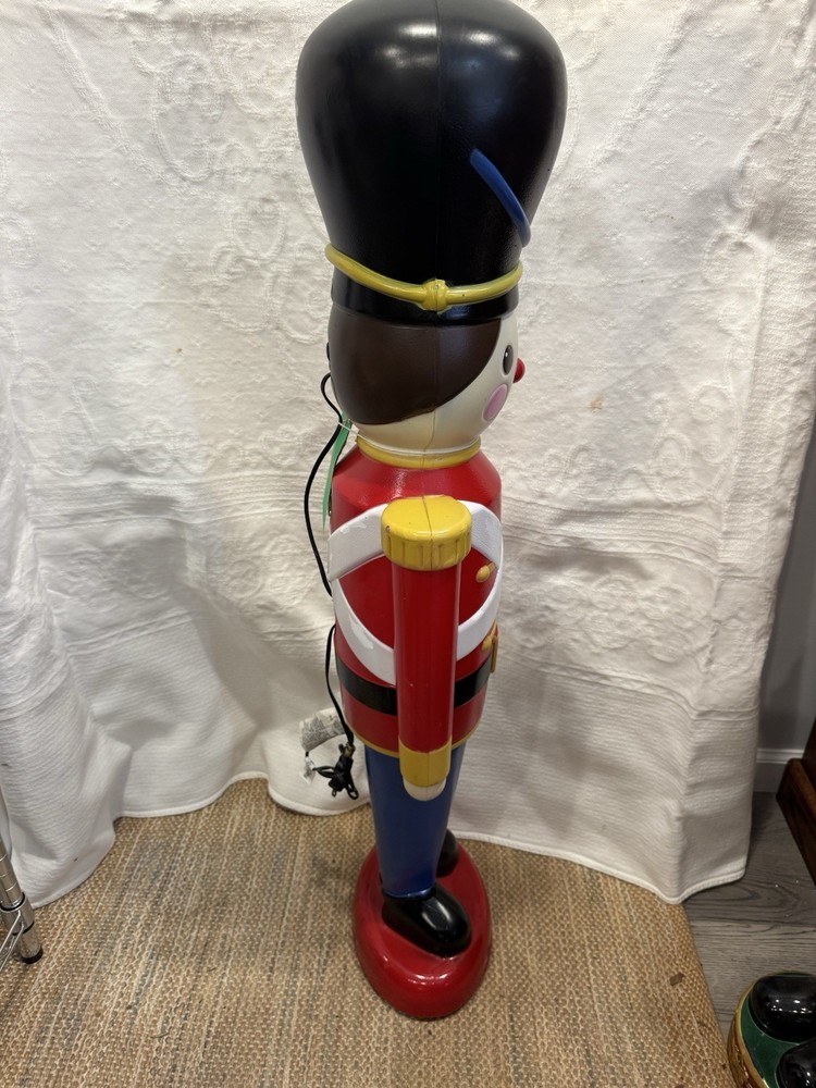 43 Inch Light Up Nutcracker Soldier Blow Mold
